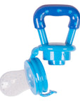 Silicone Fruit Feeder Teether - Blue | Safe for Babies - Image