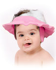 Baby Shampoo Shield - Pink | Comfort Bathing for Kids - Image