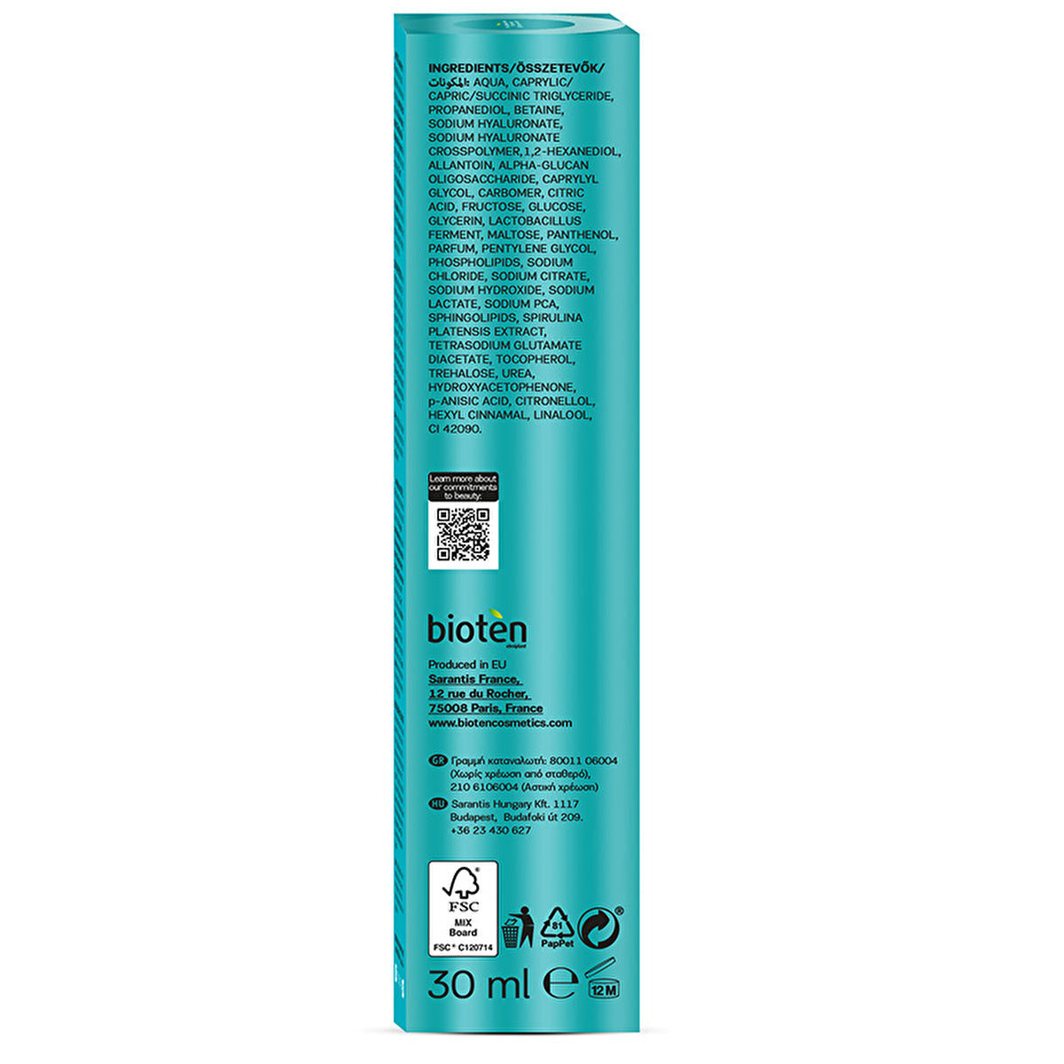 Bioten Hydro X-Cell Serum 30ml - Supercharged Moisturizer | Hydrating Serum - Image