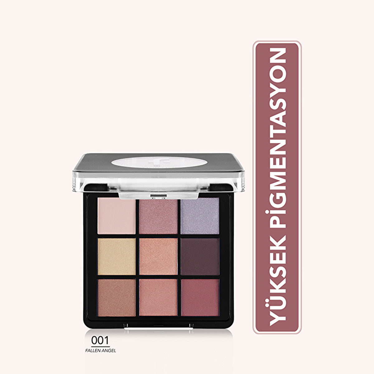Flormar Eyeshadow Palette 001 Fallen Angel - 9 Colors | High Pigmentation - Image