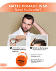 Morfose Ossion Matte Pomade Wax 3.4Oz - Medium Hold