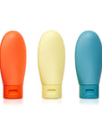 Eklips Travel Set 3-Pack Colored Bottles - Reusable | Personal Care - Image