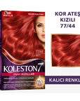Wella Koleston Supreme Hair Color 77/44 Fire Red | 1 Kit