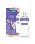 Lansinoh Glass Bottle & NaturalWave Nipple 5oz - Anti-Colic | BPA-Free