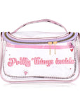 Eklips Pretty Hologram Bag - Super Clear PVC | Trendy Design | 8.7 x 4.7 x 4.7 in