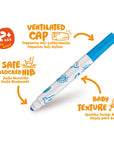 Carioca Jumbo Baby Washable Markers Set - 6 Pack | Safe and Non-Toxic - Image