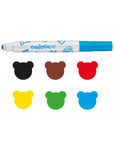 Carioca Jumbo Baby Washable Markers Set - 6 Pack | Safe and Non-Toxic - Image