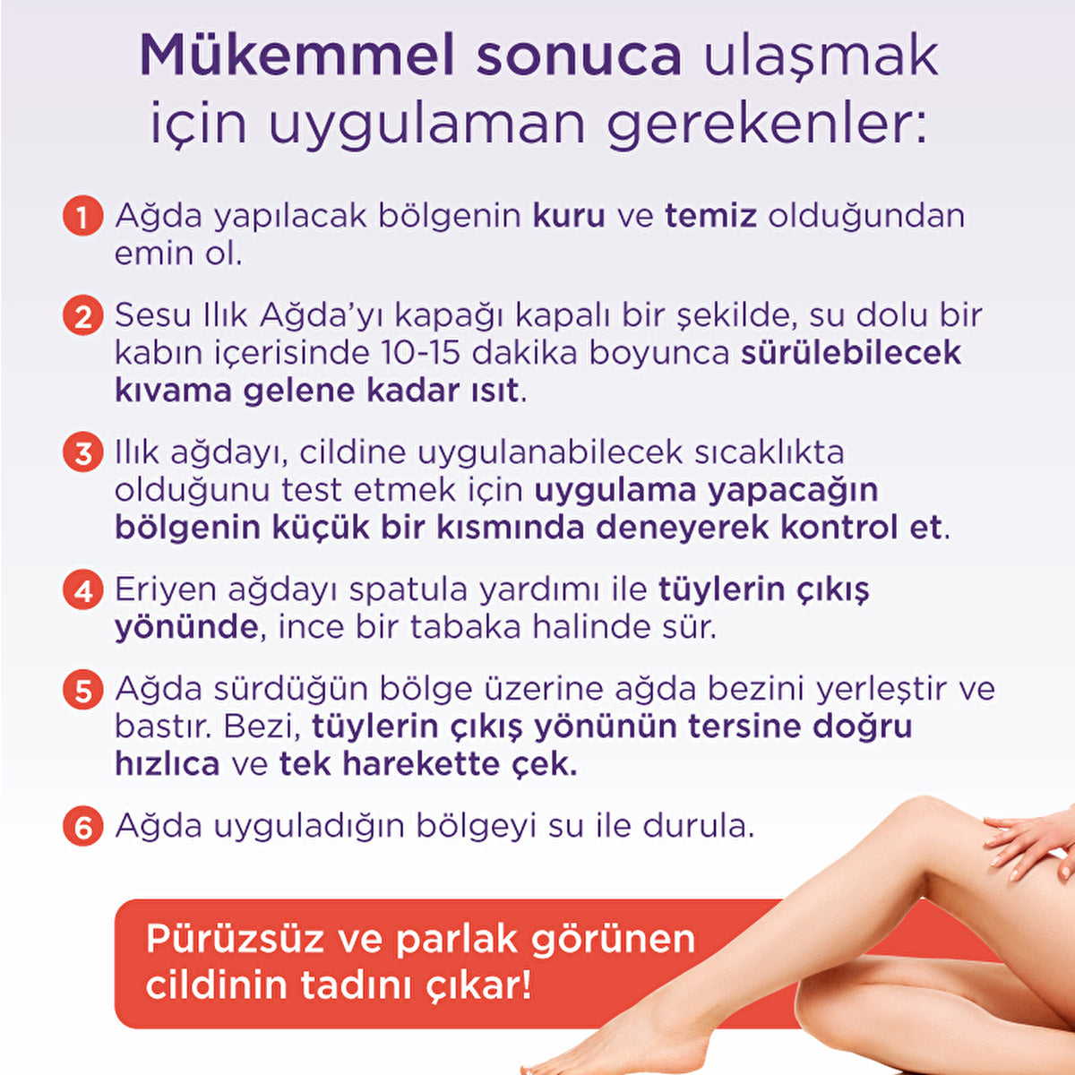 Sesu Warm Wax Orange 250g - Smooth Skin Hair Removal - Image