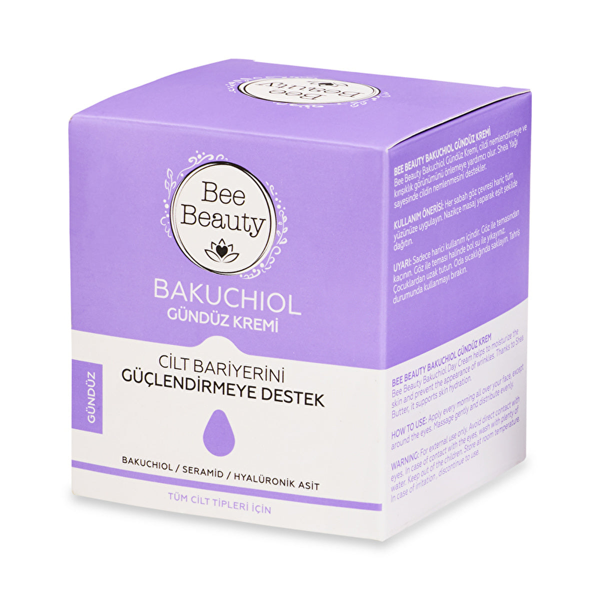 Bee Beauty Bakuchiol Day Cream 50ml - Moisturizing Formula | All Skin Types
