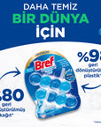 Bref Brilliant Gel Duopack Toilet Bowl Cleaner - Ocean | 2-Pack - Image