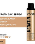 Syoss Keratin Hair Spray Extra Strong Hold 400ml | 48 Hour Hold
