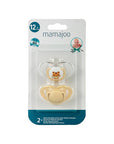 Mamajoo Orthodontic Pacifier for Infants - BPA-Free Silicone, Pacifier with Storage Case, 12 Months+ - Baby Care