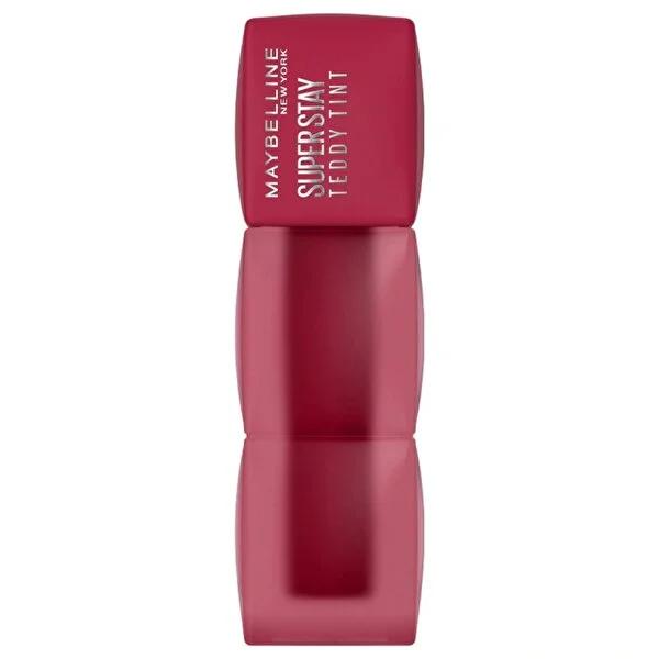 Maybelline Super Stay Teddy Tint Liquid Matte Lip Tint - Long Lasting, Buildable Coverage - 50 Wild at Heart Maybelline Super Stay Teddy Tint - Long Lasting Matte Lip Tint liquid matte lip tint, long-lasting lip color, Maybelline Super Stay Teddy Tint, matte lipstick, buildable lip color, lip makeup, cosmetics, makeup, beauty products, long-lasting makeup, trendy lip color, matte finish lip tint, customizable lip color, young adult makeup, makeup enthusiast products