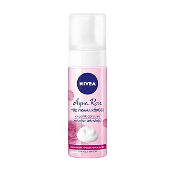 Nivea Aqua Rose Face Wash Foam 150ml - Gentle Cleansing | Soft Foam - image 2