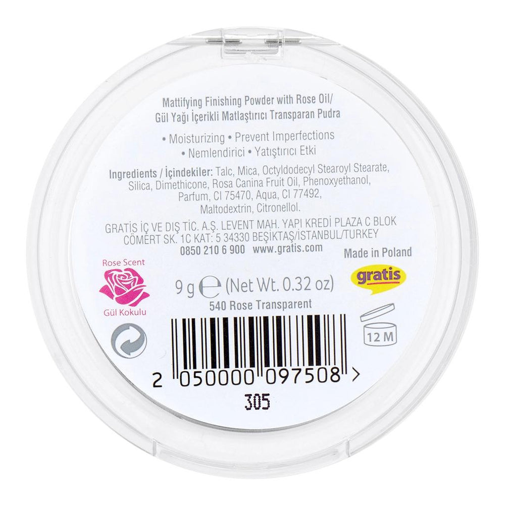 Beaulis Finish It Setting Powder in 540 Rose Transparent