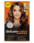 Bee Beauty Deluxe Color Kit - Nourishing Hair Dye for Long-Lasting Vibrant Color, 7.7 Warm Caramel Coffee Nourishing Hair Dye - Bee Beauty Deluxe Color Kit hair dye, nourishing hair color, long-lasting hair dye, hair care with natural oils, Vitamin C hair care, hair coloring kit, cosmetic hair product, vibrant hair color, healthy hair care