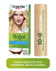 Palette Natural Light Blonde Hair Dye 10-0 - Permanent, Natural Ingredients Enriched Formula Palette 10-0 Light Blonde Hair Dye - Natural Ingredients hair dye, natural hair color, light blonde hair dye, permanent hair color, natural ingredients hair dye, Palette, hair care, beauty products, blonde hair, hair coloring, natural hair dye