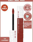 Maybelline Super Stay Matte Ink 510 Charmer: Long Lasting Liquid Matte Lipstick, Highly Pigmented, All-Day Wear, Transfer-Proof Lip Color Maybelline Super Stay Matte Lipstick: Long Lasting & Pigmented matte lipstick, long lasting lipstick, liquid matte lipstick, highly pigmented lipstick, Maybelline Super Stay, long wear matte lipstick, non-drying matte lipstick, matte lip color, transfer proof lipstick, Maybelline 510 Charmer, lipstick, matte, liquid lipstick, lip color, makeup, cosmetics, beauty, long-las