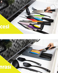 Decobella 18-Knife Block: Space Saving Double Row Knife Organizer for Kitchen, Protects & Stores Knives - Dishwasher Safe Decobella Knife Block: Space Saving Kitchen Knife Organizer knife block, knife organizer, kitchen knife storage, space saving knife block, double row knife block, knife holder, dishwasher safe knife block, 18 knife capacity block, kitchen organization, knife storage solution, knife protection, kitchen safety, counter organization, space saving, compact knife block, kitchen accessories, c