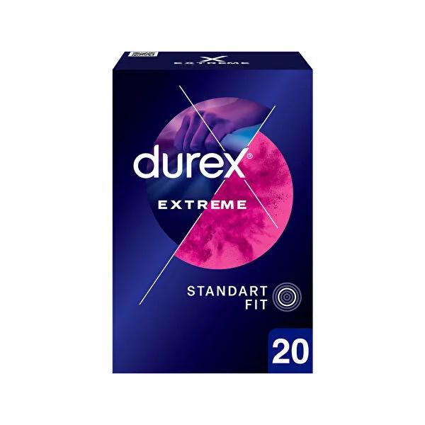 Durex Extreme Condoms - Delay, Textured, Lubricated for Enhanced Pleasure - Pack of 20 Durex Extreme Condoms - Delay & Textured for Enhanced Pleasure Durex Extreme Condoms, delay condoms, textured condoms, lubricated condoms, condoms for men, adult protection, intimacy enhancement, sexual pleasure, protection during intimacy, couples gifts, relationship enhancement