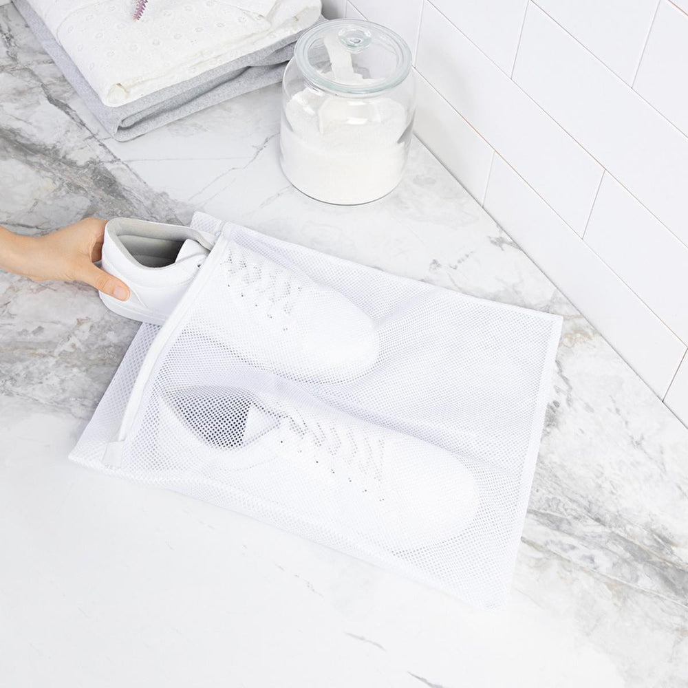 Ocean Home Shoe Washing Bag - White, 35x40cm - Protects & Cleans Delicate Shoes - view 4