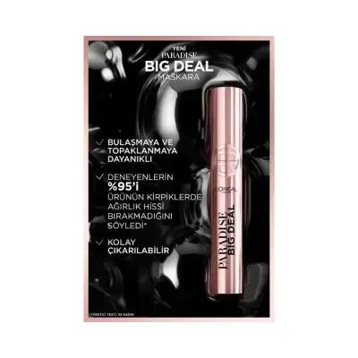 Loreal Paris Paradise Big Deal Maskara 9.9 ml - Siyah, Black Mascara for Volume & Drama Loreal Paris Black Mascara for Volume Loreal Paris Mascara, Mascara Siyah, Black Mascara, Loreal Paris Paradise Big Deal Maskara, Cosmetic Products, Eye Enhancement, Makeup, Beauty Products, Travel Size Cosmetics, Dramatic Lashes, Volume Mascara