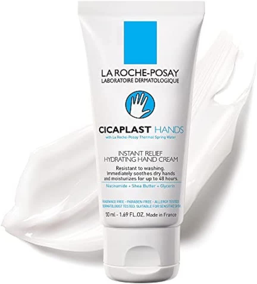 La Roche Posay Cicaplast Hand Cream 50ml - Repairing Moisturizer for Dry Hands, Fragrance-Free La Roche Posay Cicaplast Hand Cream - Repair Dry Hands La Roche Posay Cicaplast Hand Cream, Repairing hand cream for dry hands, Niacinamide hand moisturizer, Fragrance-free hand cream, Dry skin hand repair, Hand care, Moisturizing hand cream, Sensitive skin hand care, Repairing hand moisturizer