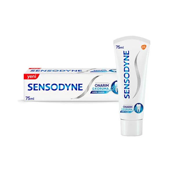 Sensodyne Sensitive Teeth Repair and Protection Toothpaste - 75ml - Reduces Sensitivity, Trusted by Dental Professionals - image 8