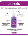 Morfose Keratin Hair Treatment: Revitalizing Leave-In Conditioner & Heat Protectant Spray for Damaged Hair - Shine & Repair Morfose Keratin Hair Treatment: Repair & Shine - Heat Protectant keratin hair treatment, leave-in conditioner, heat protectant spray, hair repair serum, shine enhancing hair product, damaged hair treatment, Morfose Keratin, hair styling product, keratin fön suyu, hair conditioning spray, keratin treatment, hair repair, heat protection, shiny hair, healthy hair, hair care, dry hair, dam