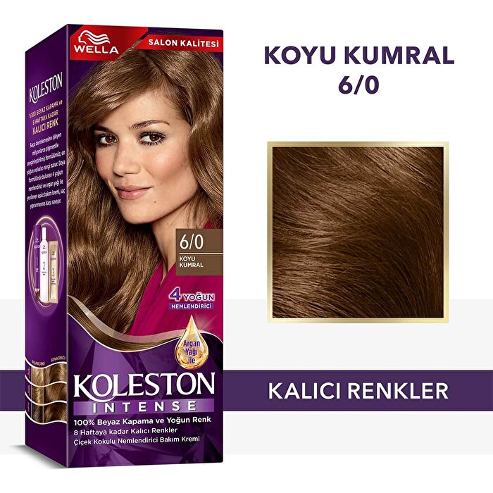 Wella Koleston Intense Hair Color 6/0 Dark Blonde - 100% Gray Coverage | Permanent Color