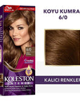 Wella Koleston Intense Hair Color 6/0 Dark Blonde - 100% Gray Coverage | Permanent Color