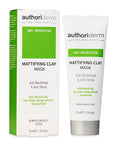 Authoriderm Clay Mask for Oily & Combination Skin: Natural Pore Tightening, Blackhead & Blemish Reduction - Mattifying Oil Control Face Mask Authoriderm Clay Mask: Oily Skin, Blackhead & Blemish Control clay mask for oily skin, clay mask for combination skin, blackhead removal mask, blemish reduction mask, pore tightening mask, natural clay mask, Authoriderm clay mask, mattifying clay mask, zinc oxide clay mask, oil control face mask, clay mask, oily skin, combination skin, blackhead removal, blemish reduct