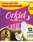 Orkid Platinum Gece Ekstra Plus (Boy 5) - Overnight Hygienic Pads for Women, Extra Absorbent & Comfortable - view 2