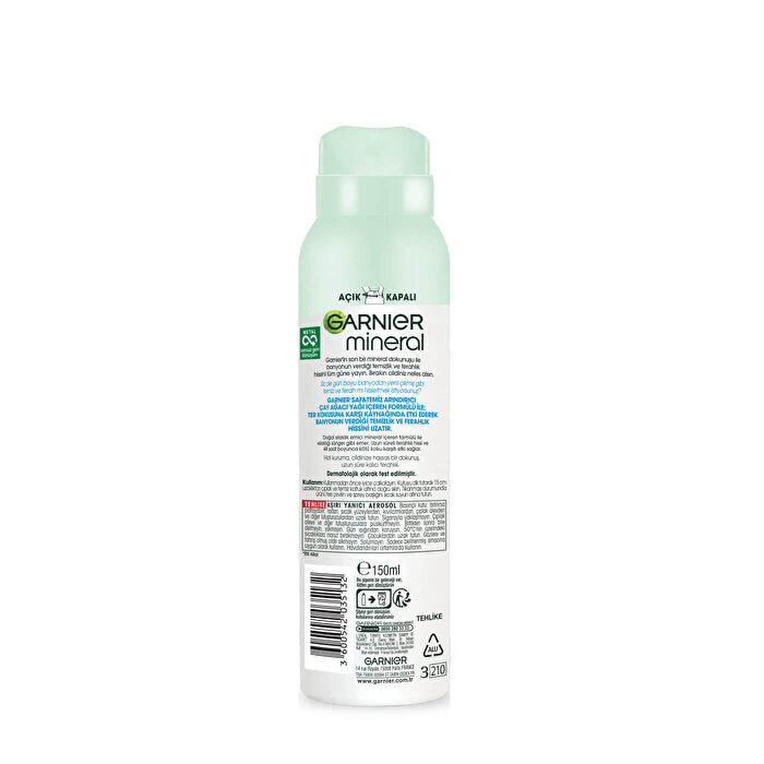 Garnier Mineral Antiperspirant Spray - 6 oz | Long-Lasting Protection