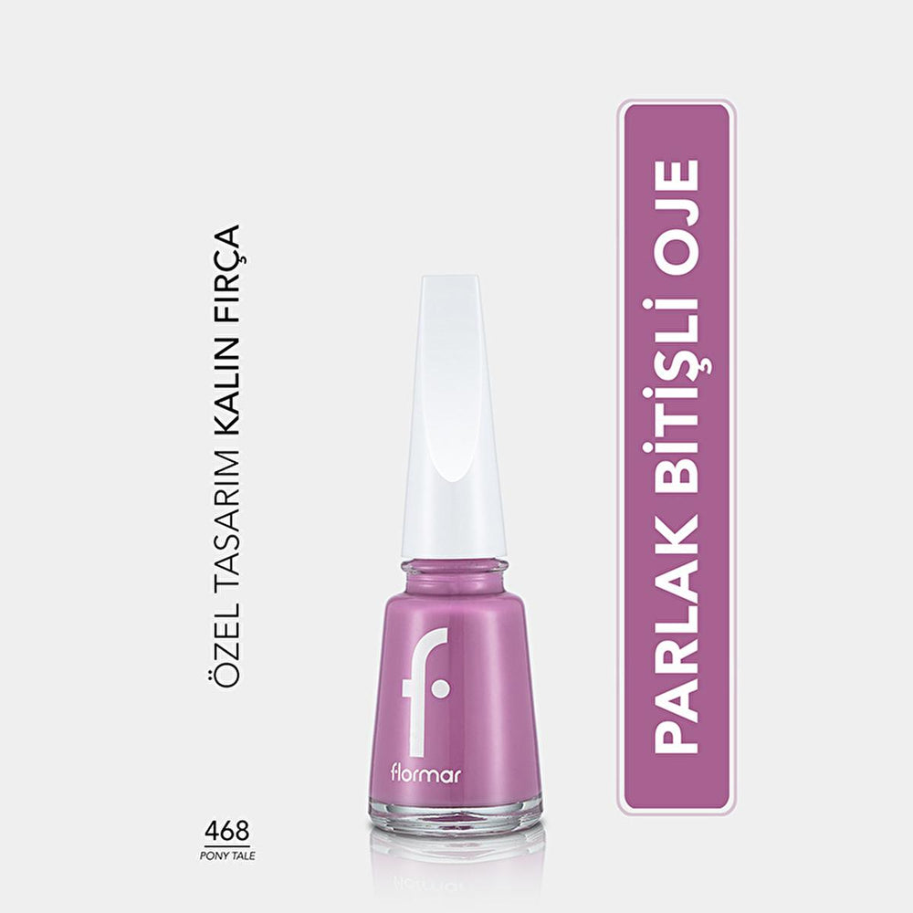 Flormar Nail Enamel Yoğun Pigmentli Oje - Long Lasting & Nourishing Nail Polish in Vibrant Colors - Nail Polish