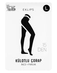 Eklips Chestnut Pantyhose Soft Stretch Tights Size L