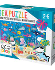 Headu Ecoplay Shaped Puzzle Sea for Kids - Educational Toy for Children Aged 2-5 Years Headu Ecoplay Shaped Puzzle Sea - Educational Toy for Kids shaped puzzle for children, educational toy for kids, puzzle for 2-5 year olds, underwater theme puzzle, child development toy, marine life puzzle, cognitive development toy, fine motor skills toy, homeschooling activity, classroom activity, gift for kids