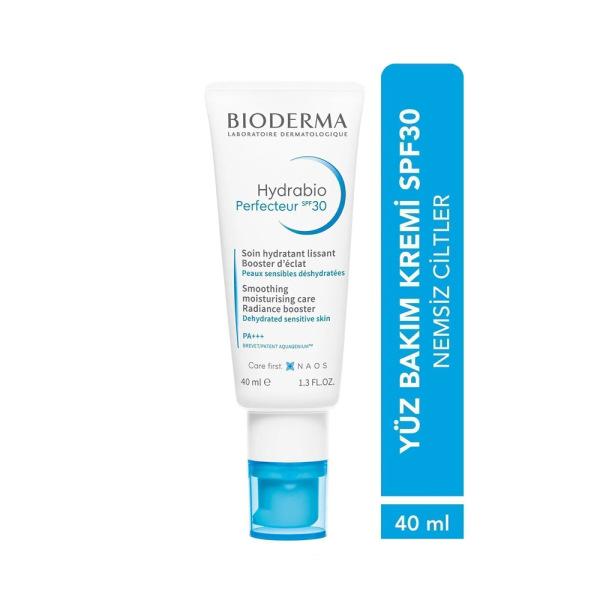 Bioderma Hydrabio Perfecteur SPF 30 Moisturizing Face Cream - Hydrating, Anti-Aging, Non-Comedogenic Bioderma Hydrabio Perfecteur SPF 30 - Hydrating Face Cream moisturizing face cream, SPF 30 face cream, hydrating face moisturizer, anti-aging moisturizer, non-comedogenic face cream, Bioderma, face cream, skincare, hydration, protection, glycerin, niacinamide, sensitive skin, makeup base