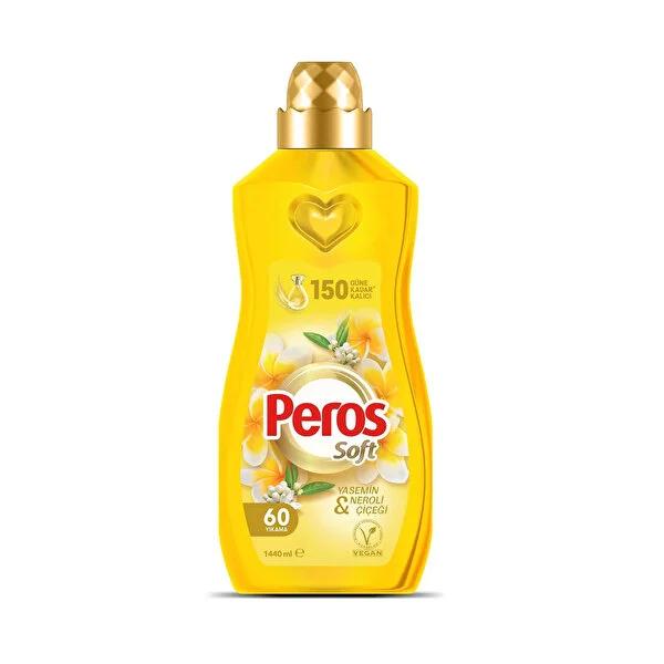 Peros Concentrated Fabric Softener with Jasmine & Neroli - 48.69 fl oz - Long-Lasting Softness & Color Protection Peros Concentrated Fabric Softener - Softness & Color Protection fabric softener, concentrated fabric softener, jasmine scented softener, neroli fragrance softener, long-lasting laundry softener, large capacity fabric softener, soft clothes, color protection, whitening, fresh scent, laundry care, household essentials, comfort clothing