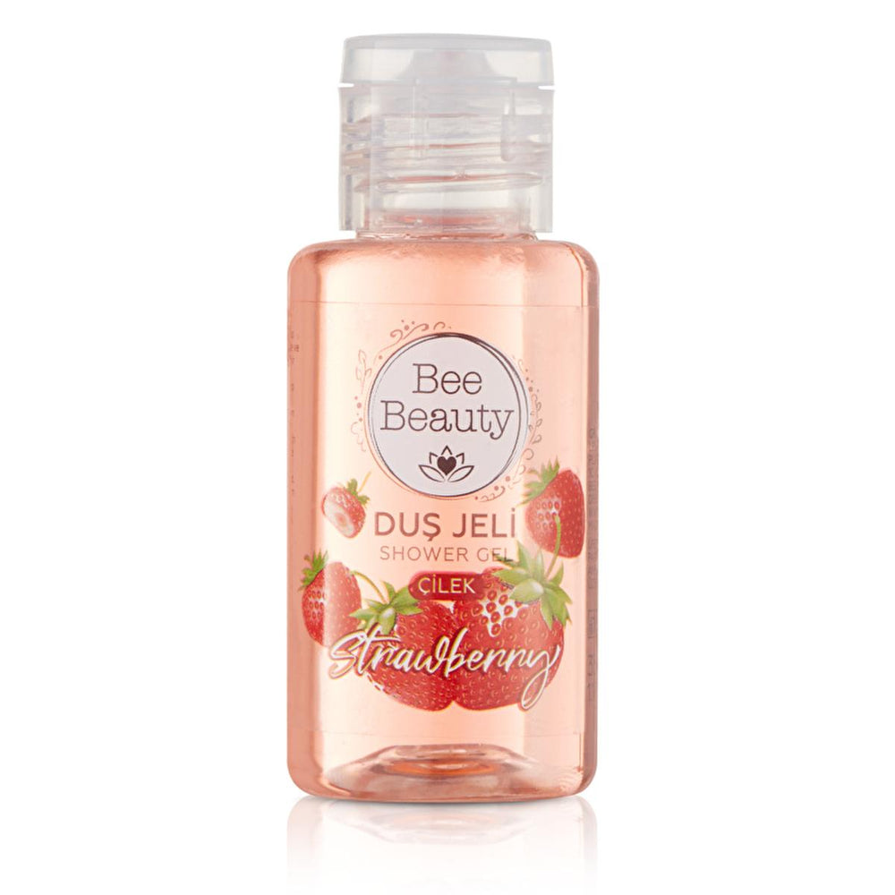 Bee Beauty Travel-Sized Strawberry Shower Gel 35ml - Refreshing, Compact, and Convenient Personal Care - Shower Gel