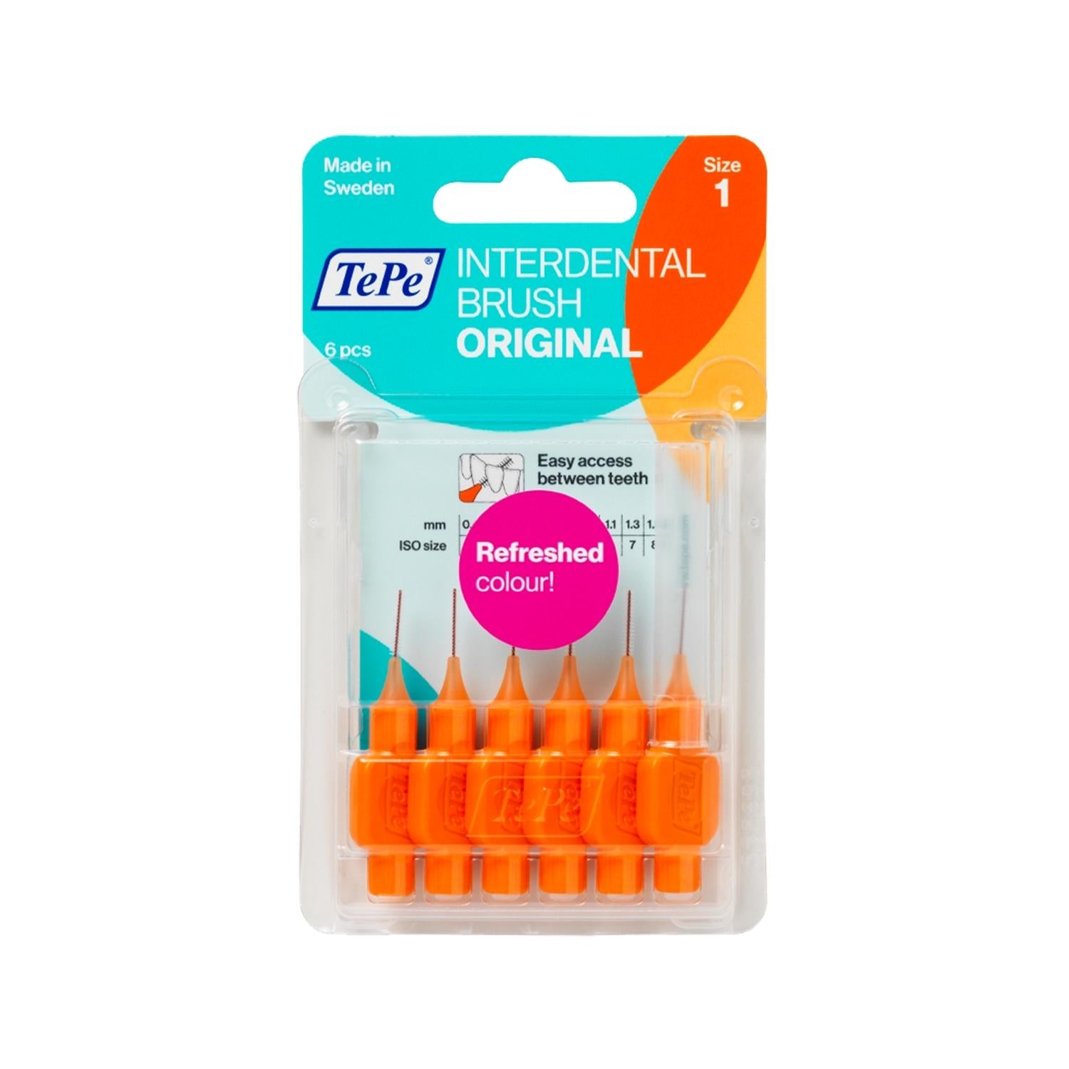 Tepe 0.45 mm Orange Interdental Brushes Pack of 6 - Effective Oral Hygiene for Tight Spaces Tepe 0.45 mm Interdental Brushes - Effective Oral Hygiene interdental brush, Tepe brand oral care, 0.45 mm interdental brush, orange interdental brushes pack, dental hygiene tools, oral hygiene products, interdental cleaning, dental care accessories, Tepe oral care, small interdental spaces cleaning