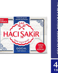 Hacı Şakir Natural White Soap 4 x 150g - Traditional Turkish Formula | 100% Natural