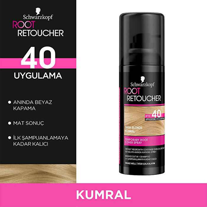 Root Retoucher Hair Color Dark Blonde - 4.06 oz | Instant Coverage