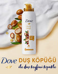 Dove Foam Shower Gel Argan Oil 200 ml x Derby Lady Blade