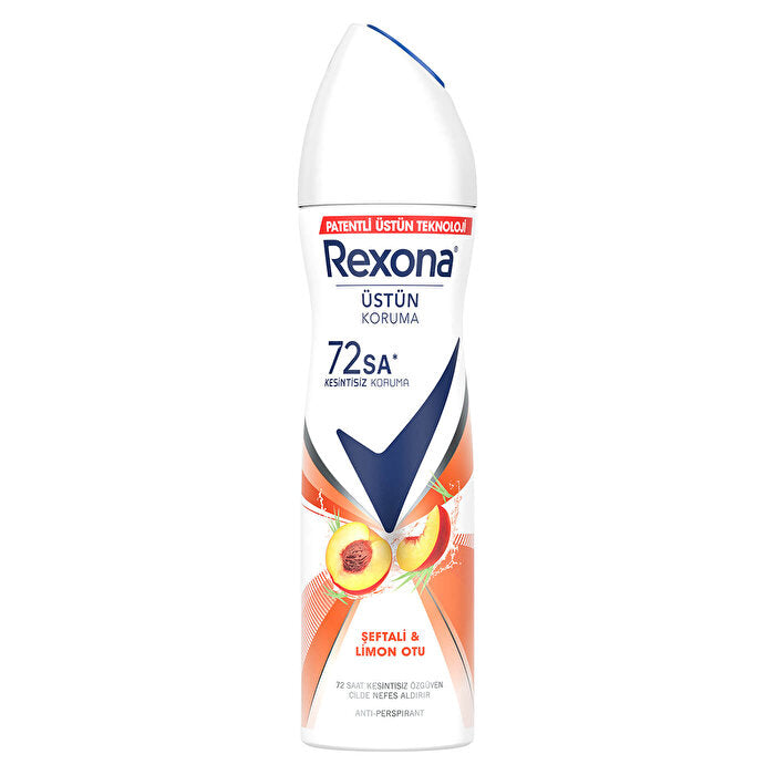 Rexona Women's Peach & Lemon Herb Antiperspirant Spray 150 ml - 72 Hour Protection