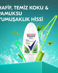 Rexona Bamboo & Aloe Vera Roll On Deodorant 50ml - 72 Hour Protection | Women's Care