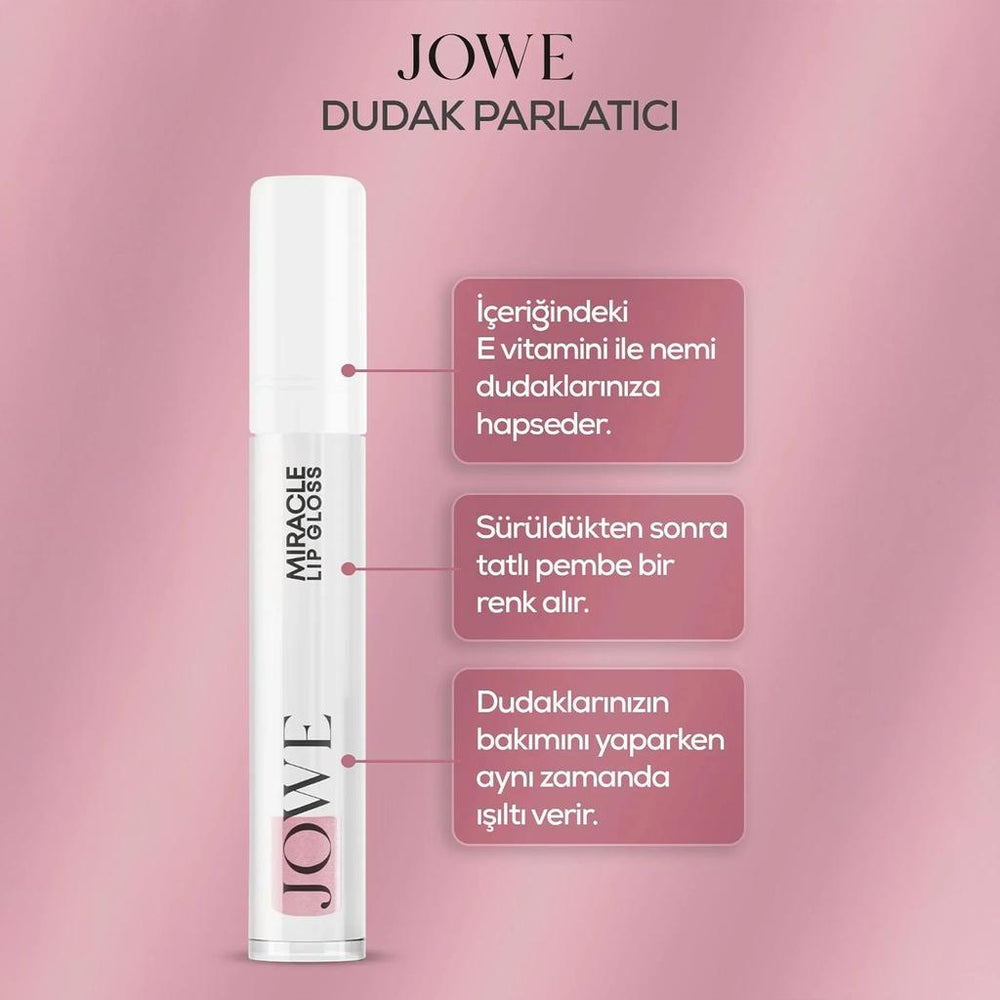 Jowe Miracle Color Changing Lip Gloss for Hydrated Shine 6ml