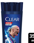Clear Men Erling Haaland Lemon Shampoo: 48-Hour Dandruff Protection for Oily Scalp - Scalp Recharge & Refreshing Sensation Clear Men Erling Haaland Shampoo: Dandruff Protection & Oily Scalp Clear Men shampoo, anti-dandruff shampoo, men's shampoo, scalp recharge shampoo, lemon shampoo, Erling Haaland shampoo, shampoo for oily scalp, 48 hour dandruff protection, hair care, men's grooming, scalp health, dandruff control, refreshing shampoo, invigorating shampoo, hair cleanser, lemon extract, menthol, piroctone