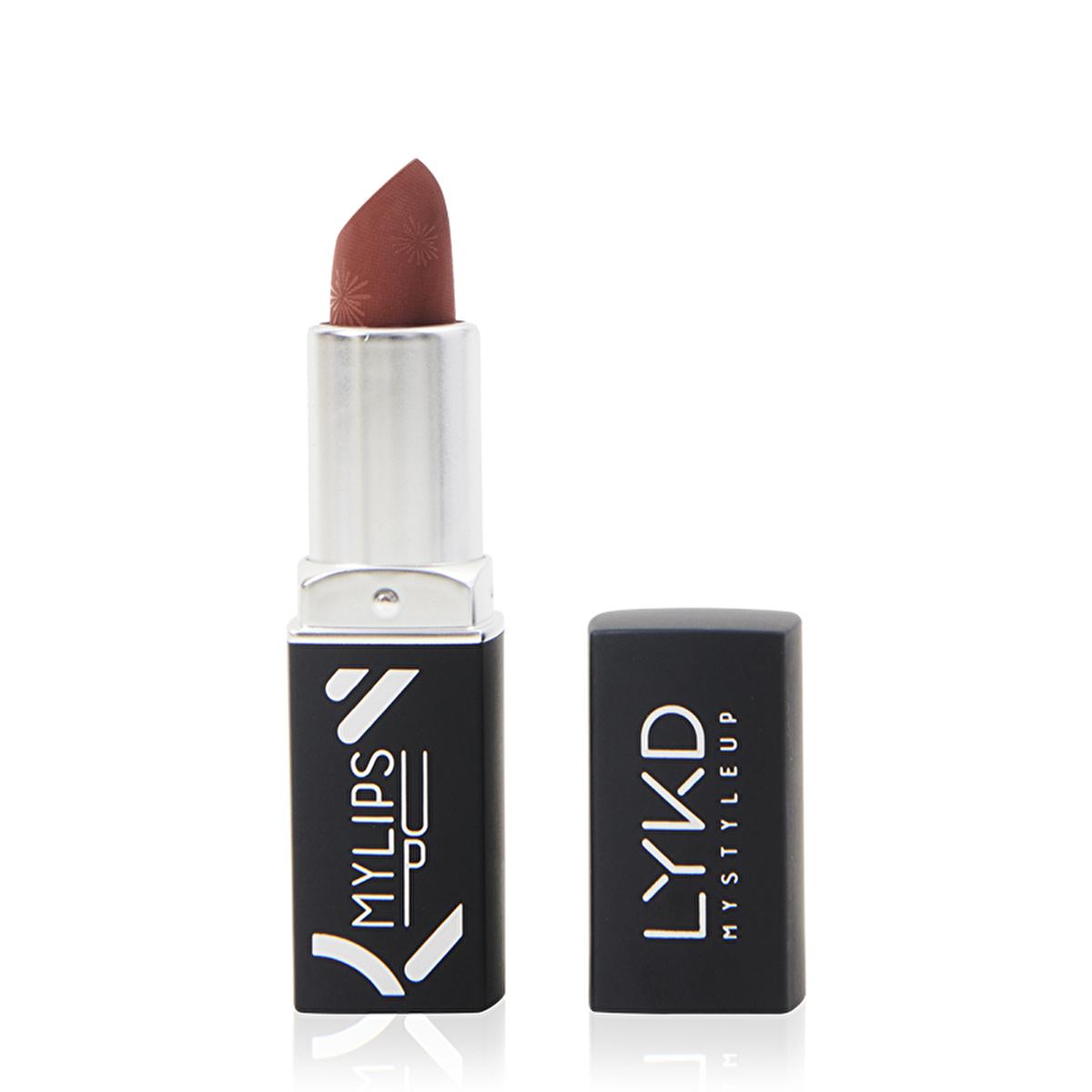 LYKD Powder Mat Ruj 335 Coffee Nut - Long-Lasting Matte Lipstick for Vibrant Lips LYKD Matte Lipstick - Long Lasting Coffee Nut Shade matte lipstick, long-lasting lip color, moisturizing lipstick, LYKD Powder Mat Ruj, coffee nut lipstick, vibrant lip color, comfortable lipstick, cosmetics, beauty products, lip care, makeup essentials
