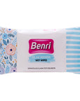 Benri Wet Wipes 3-Pack of 15 - Gentle, Paraben-Free Hygiene on-the-Go - Baby Care